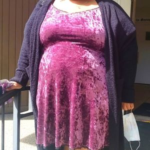 Purpose Velvet Tank Dress